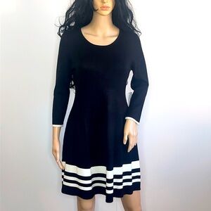 Black n white Jessica H petite dress